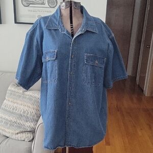 Work 'N Gear Shirt, XL, Blue